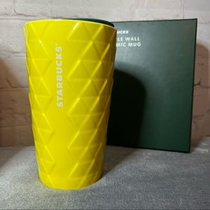 Starbucks 2020 Double Wall CERAMIC PINEAPPLE  TUMBLER Studded Starbucks HAWAII
